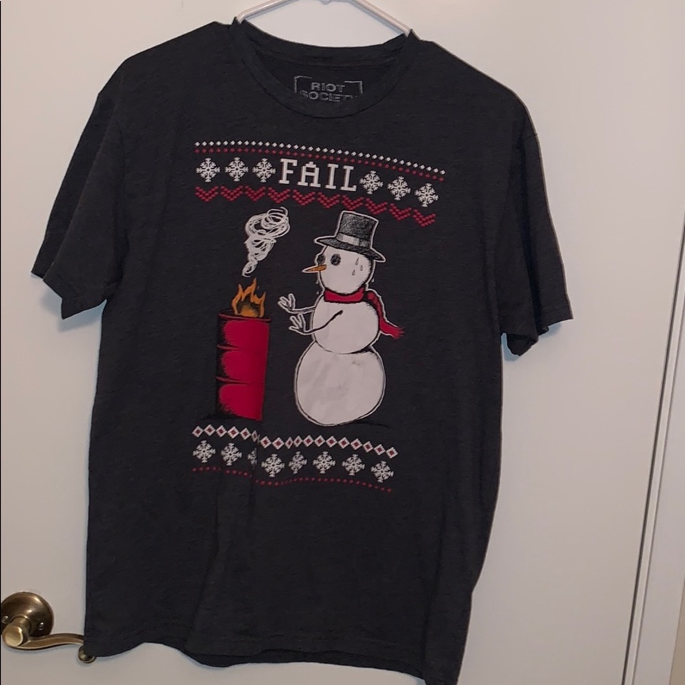 EUC Riot Society Snowman T-Shirt